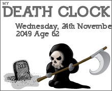 My Death Clock Prediction